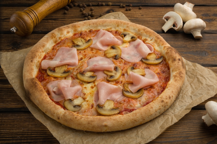 Ветчина с грибами